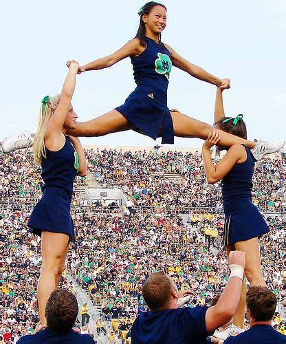 notre-dame | Cheerleading pictures, Cute cheerleaders, Notre dame