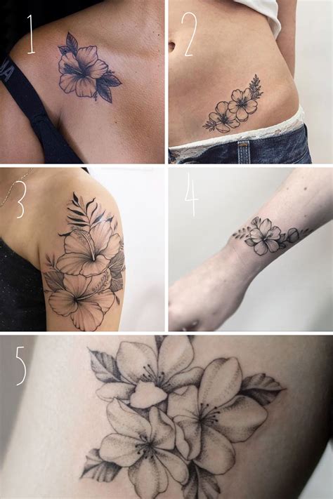 Dainty Hibiscus Tattoo Ideas + Meaning - tattooglee | Hibiscus tattoo ...