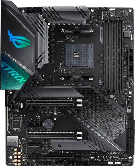 Asus ROG Strix X570-F Gaming Motherboard PC base AMD AM4 Form factor (details) ATX Motherboard ...