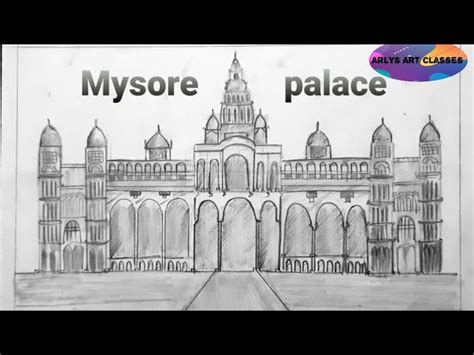 Top 180+ mysore palace sketch latest - buway.vn