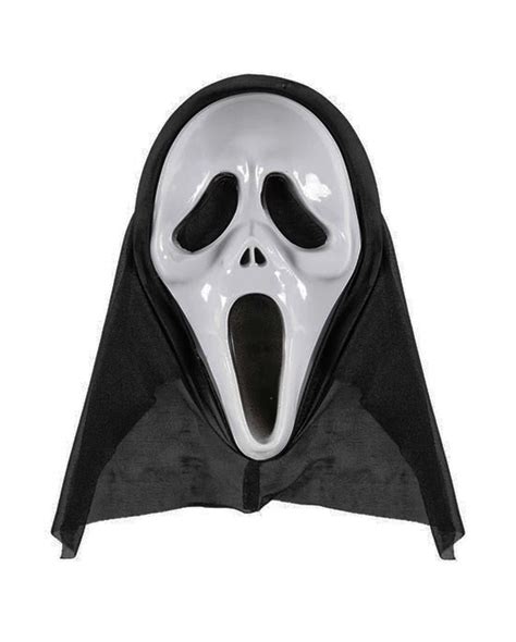 Screaming Ghost Maske | Halloween Maske mit Kapuze | Horror-Shop.com in 2021 | Horror masken ...