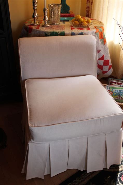 Opulent Cottage: Our New Slipper Chair Slipcovers