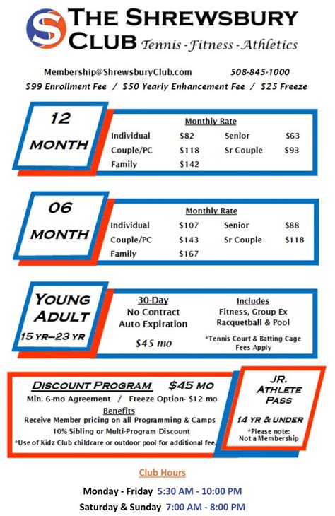 Membership - The Shrewsbury Club