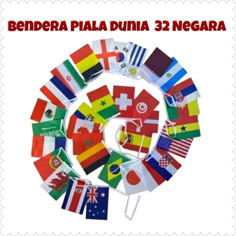 bendera piala dunia | Lazada Indonesia