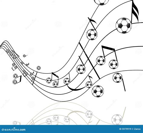 Football And Music Royalty Free Stock Images - Image: 5979919