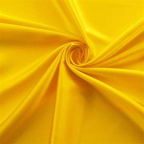 Wholesale Jubilant Bridal Satin Fabric Yellow 1,000 Yard Case