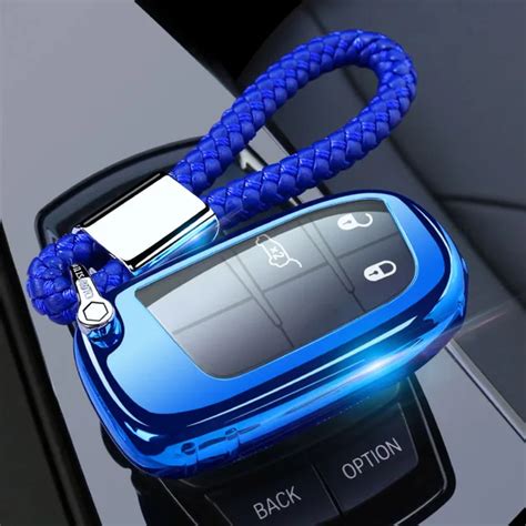 car Key Cover Fob Case Shell For Dodge Journey Charger for Jeep Renegade Grand Cherokee for ...