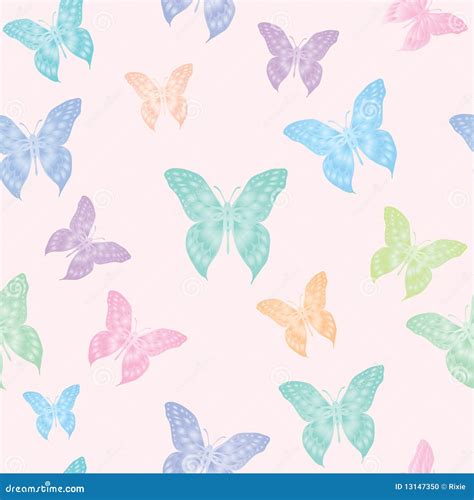 Mariposas En Colores Pastel Ilustración del Vector - Ilustración de ...