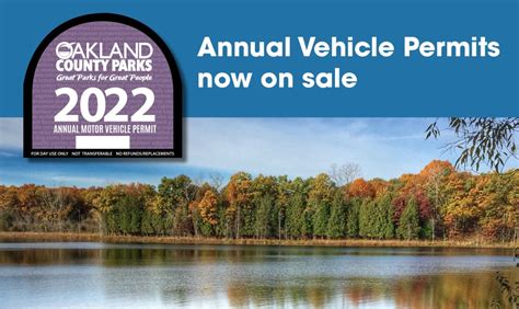 Oakland County Parks and Recreation 2022 Annual Vehicle Permits Now Available – Oakland County Blog