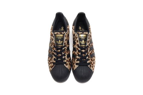 Adidas Originals Superstar Kicks in Leopard Print