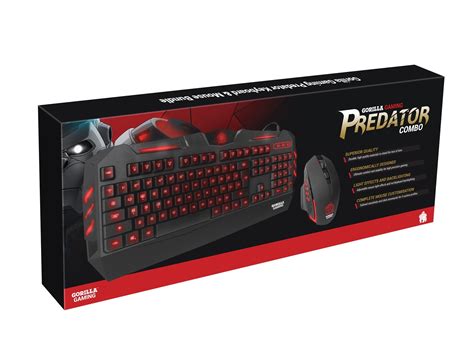 Gorilla Gaming Predator Gaming Combo (Red) | PC Game | On Sale Now | at ...