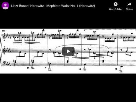 Liszt - Mephisto Waltz No. 1 - Rubinstein, Piano