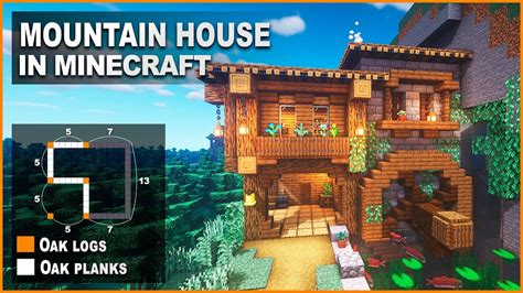 Minecraft: How to build a Mountain House | Easy Tutorial - YouTube