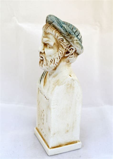 Pythagoras Ancient Greek philosopher Mathematician sculpture | Etsy