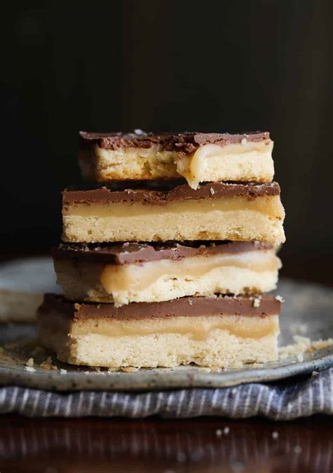 Chocolate Caramel Shortbread Bars | Homemade Twix Cookie Bars