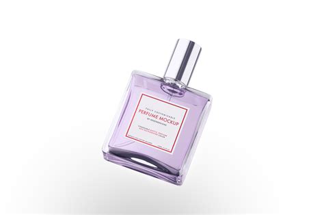 Perfume Flacon Bottle Mockup - Mockup World