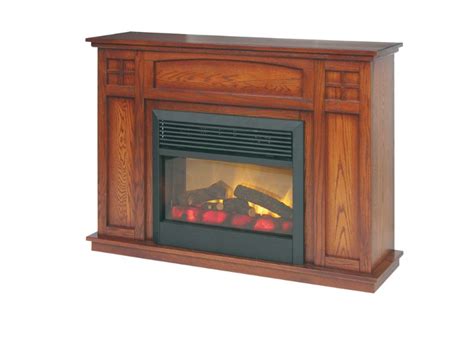 Amish Mission Style Electric Fireplace