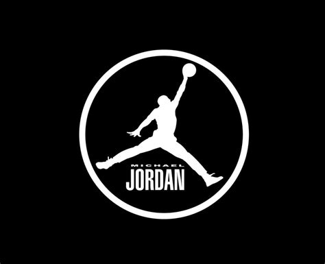 Michael Jordan Brand Logo Symbol White Design Clothes Sportwear Vector ...