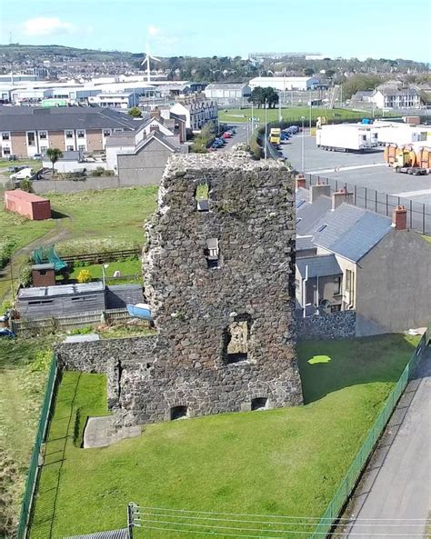 Olderfleet Castle in Larne Co Antrim Northern Ireland Stock Image - Image of knight, horseback ...