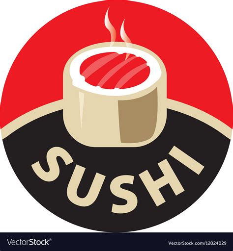 Logo sushi Royalty Free Vector Image - VectorStock