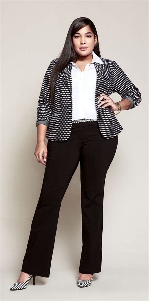 5 stylish plus size outfits for a job interview - plussize-outfits.com | Plus size interview ...