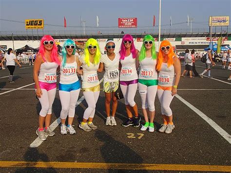 Playing With Colors - I. AM. Rutgers | Color run outfit, Running costumes, Race outfit