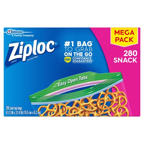 Ziploc Snack Bags, 280 ct - Walmart.com