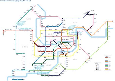 Mapa metro de Chongqing (China)