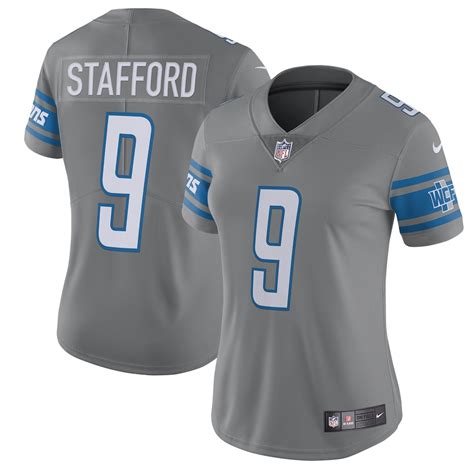 Nike Matthew Stafford Detroit Lions Women's Steel 2017 Color Rush ...