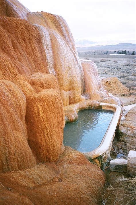 Soaking in the Desert Bath Tubs of a Pioneer's Hot Spring