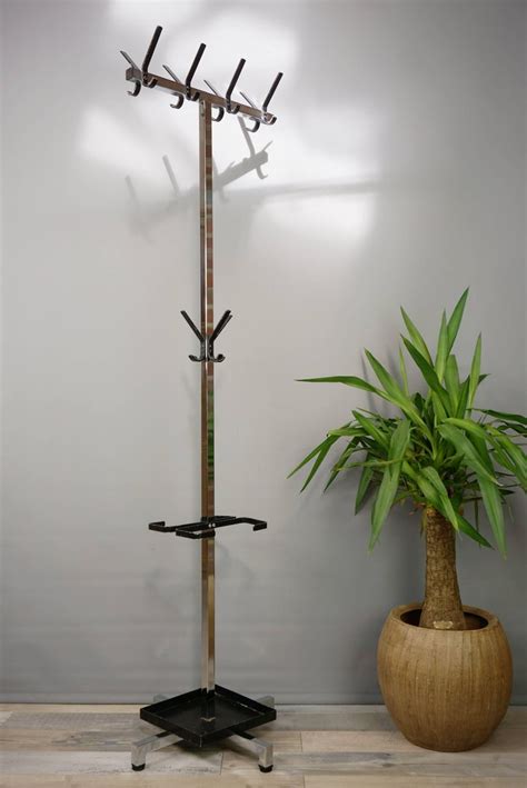 Metal Coat Rack Industrial Style from the 1950s For Sale at 1stDibs | 1950s coat rack