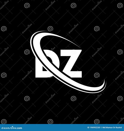 DZ Logo. D Z Design. White DZ Letter. DZ/D Z Letter Logo Design Stock Vector - Illustration of ...