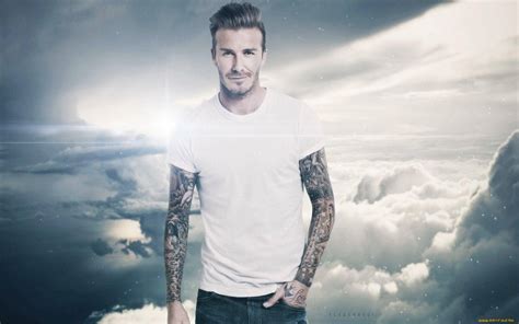 Download David Beckham shows off his iconic tattoos Wallpaper ...