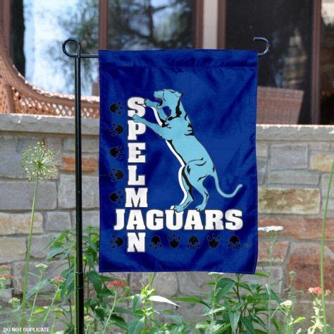 Spelman Jaguars Garden Flag is 13x18 inches in size, made of 2-ply poly, and screen printed ...