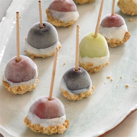 Yogurt-Dipped Frozen Grapes (Gluten Free) - Mommy Evolution