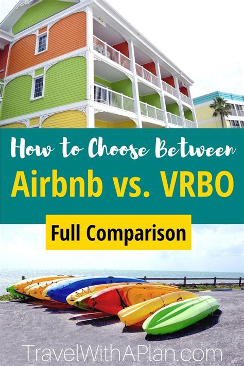 7 Main Differences Between VRBO vs. Airbnb | Travel with a Plan | Airbnb travel, Airbnb, Travel ...