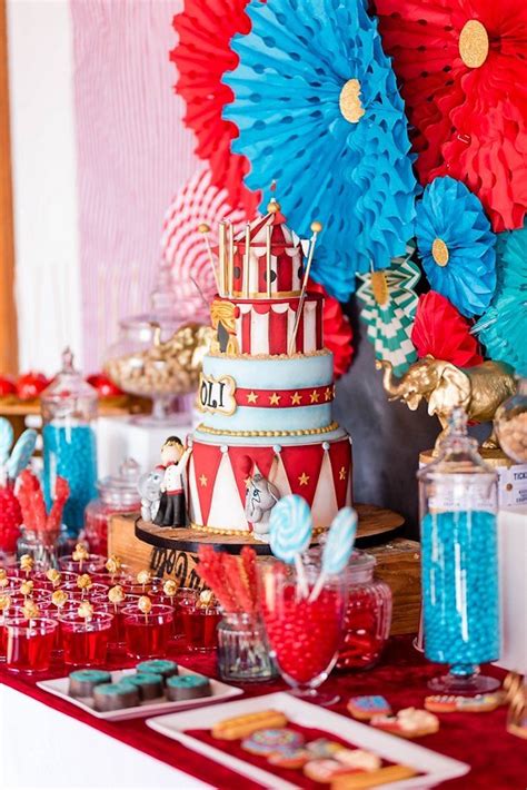 Kara's Party Ideas Circus Carnival Birthday Party | Kara's Party Ideas