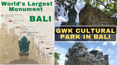 GWK Garuda Wisnu Kencana Cultural Park Bali || Worlds Largest ...