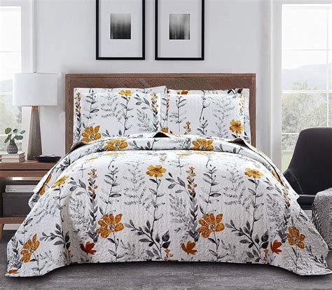 Better Homes & Gardens Solid 4PC Quilt Set, Yellow - Walmart.com