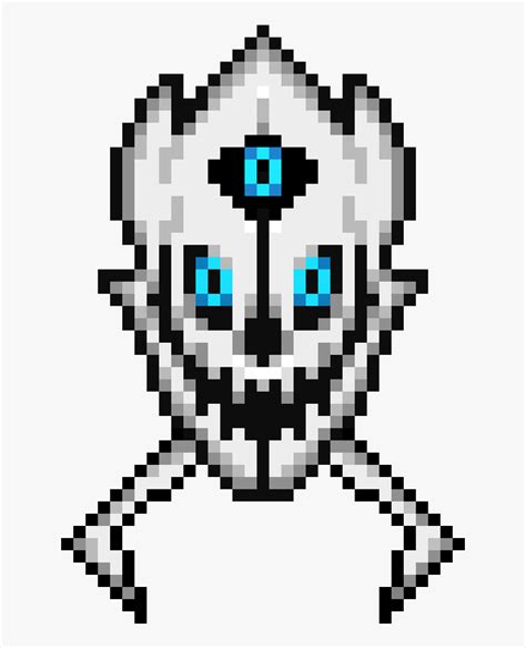 Pixel Art Undertale Gaster Blaster, HD Png Download , Transparent Png ...