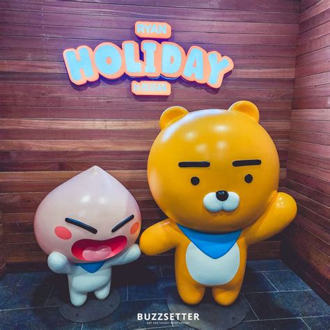 Ryan Holiday In Busan: Kakao Friends Popup Store