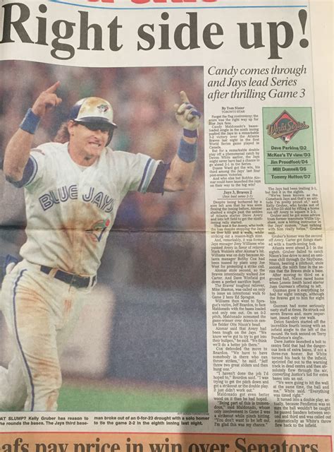 1992 World Series Time Capsule: Blue Jays win intense Game 3 at home