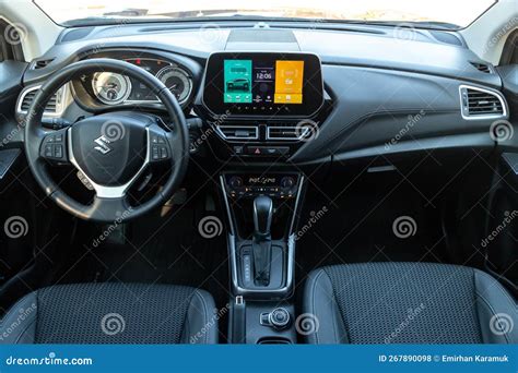 Suzuki SX4 editorial stock photo. Image of steering - 267890098