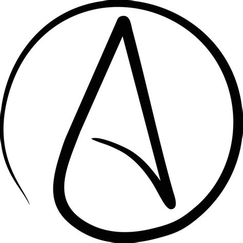 Atheist Symbol Vinyl Decal - Etsy