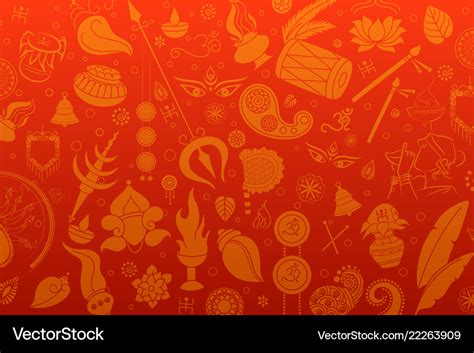 Goddess durga face in happy durga puja subh Vector Image