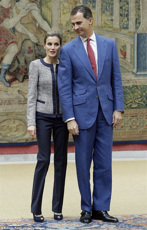 Queen Letizia joins King Felipe VI to review Spain's Armed Forces | Daily Mail Online