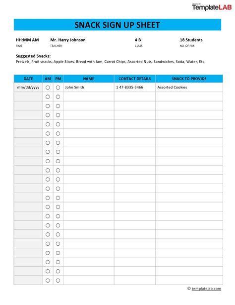 40 Sign Up Sheet / Sign In Sheet Templates (Word & Excel)