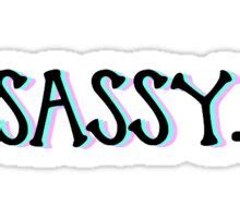 Sassy: Stickers | Redbubble