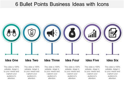 Creative Bullet Point Icons