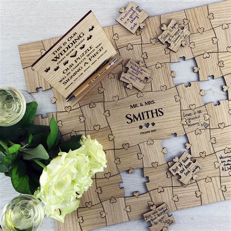 Wedding Guestbook Puzzle ️ Alternative Wedding Guest Book